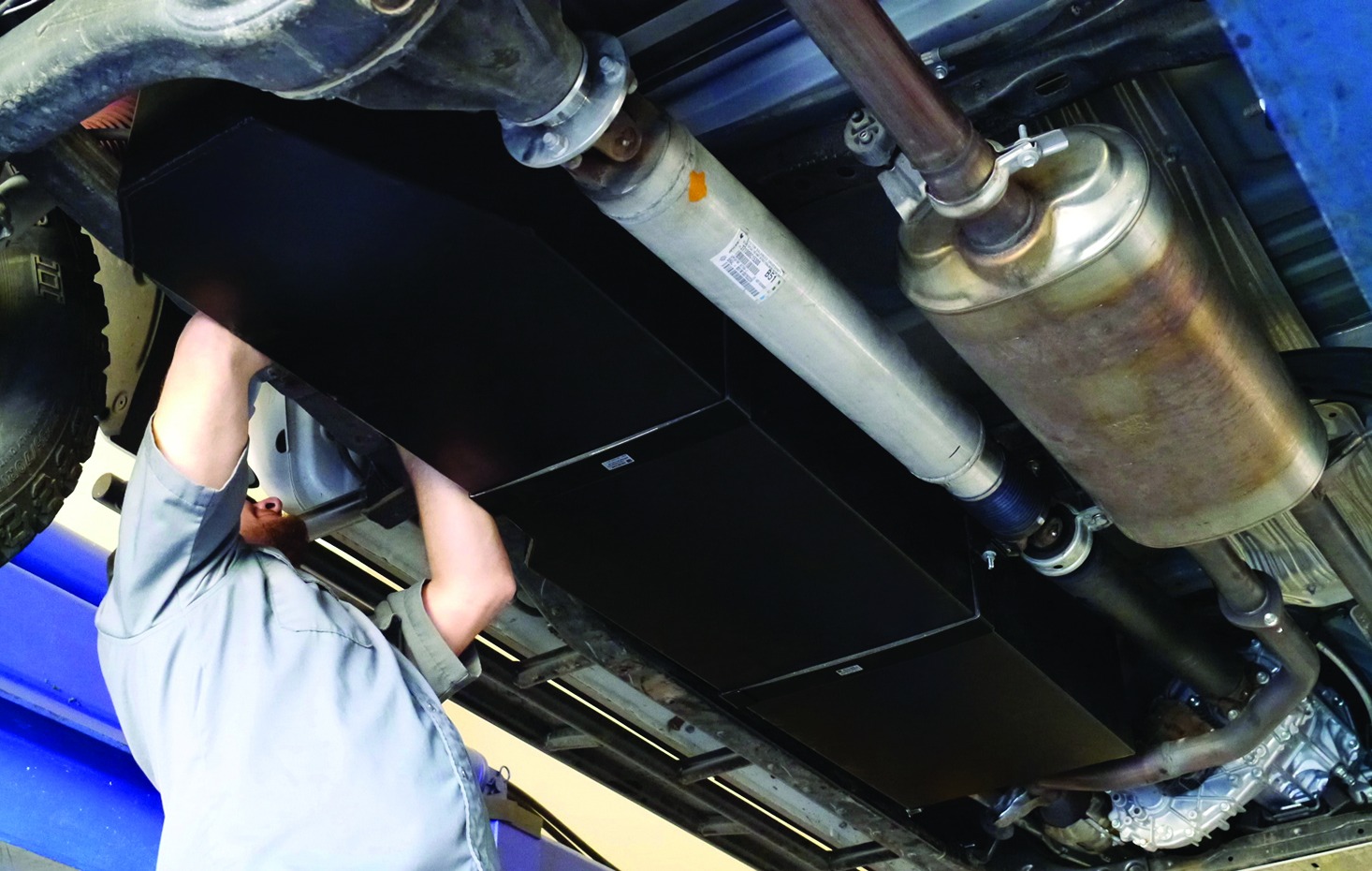 fuel tank installation